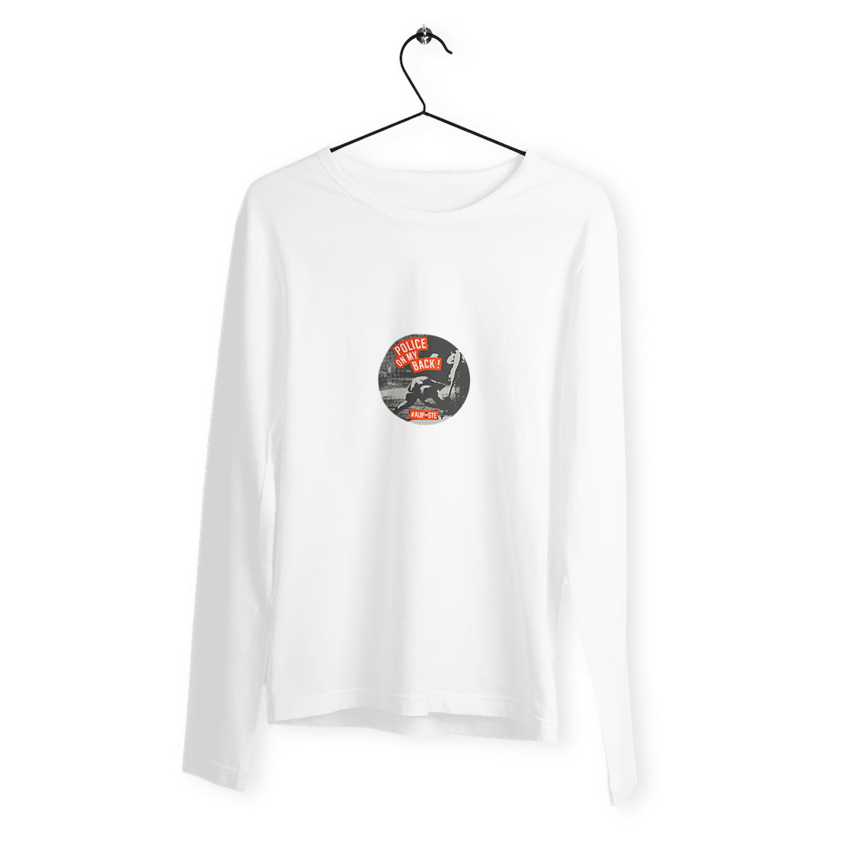 T-shirt Femme manches longues Police on my back - Image