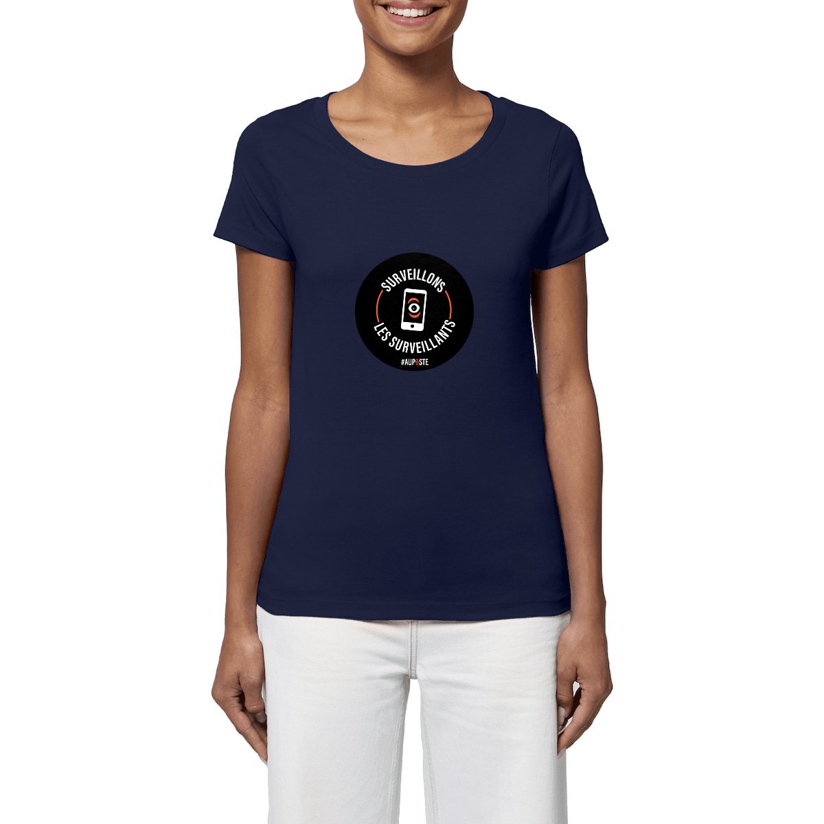 T-shirt Femme 100% Coton Bio Surveillons