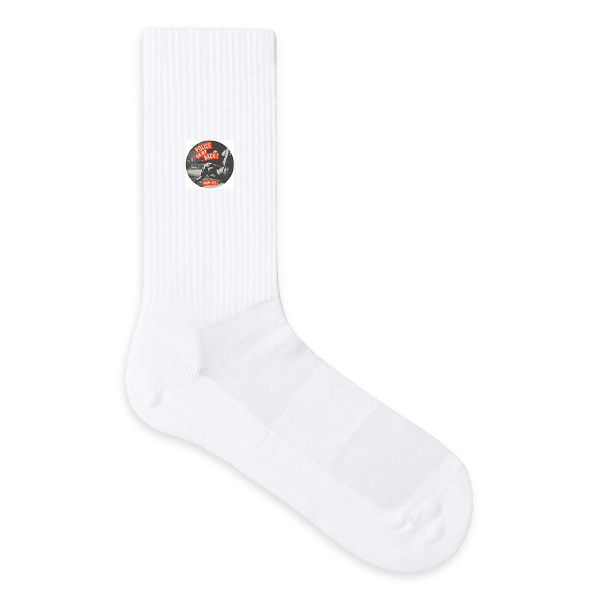 Chaussettes Police on my back - Image