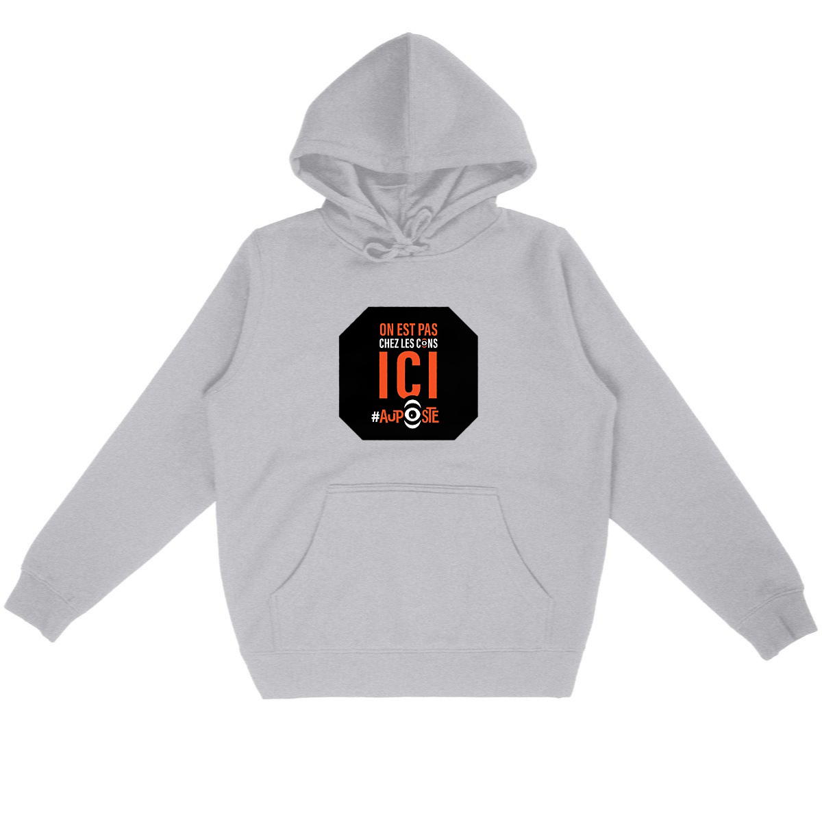 Sweat à capuche Pas chez les cons - Image