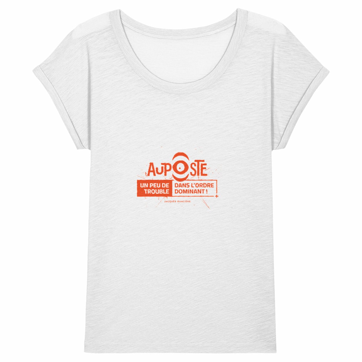 T-shirt Femme Slub Trouble ordre dominant - Image