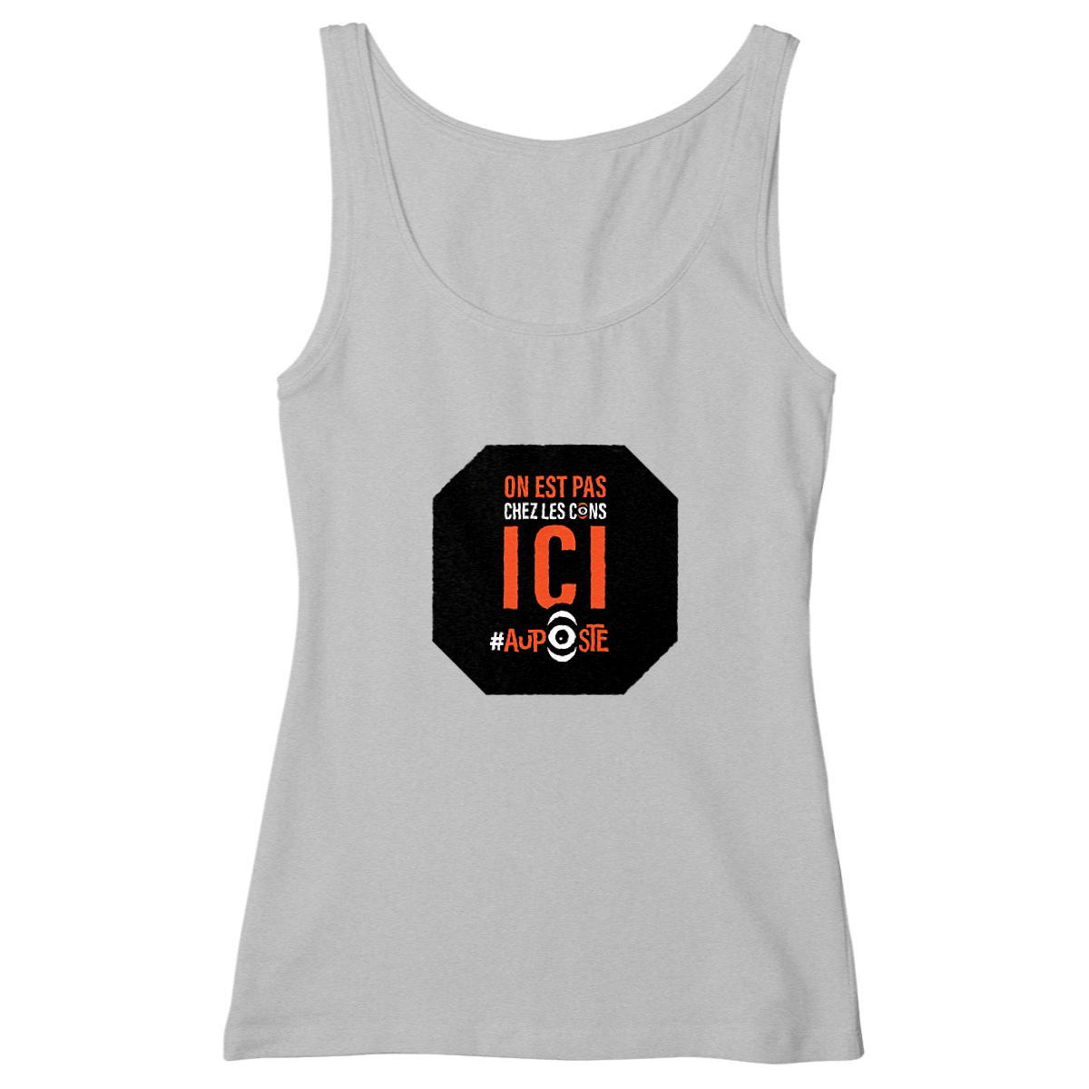 Débardeur Femme Pas chez les cons - Image