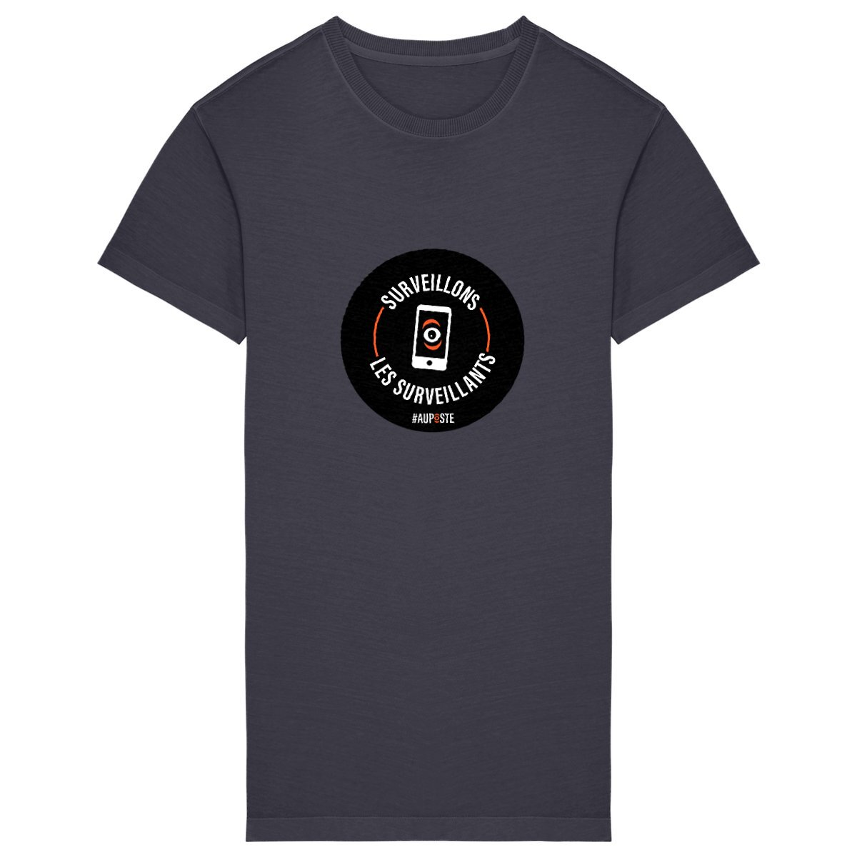 Robe T-shirt Femme 100% Coton Bio Surveillons - Image