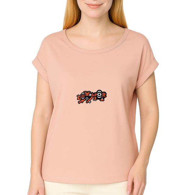 T-shirt Au Poste 2 biologique manches à revers 