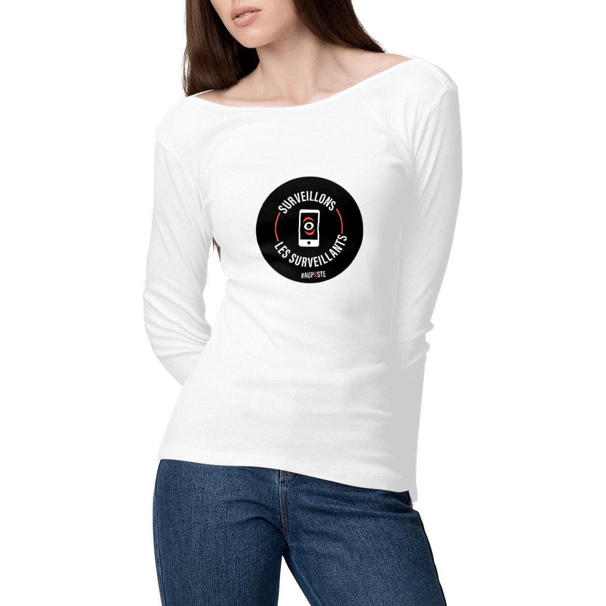 T-shirt Femme manches longues Surveillons