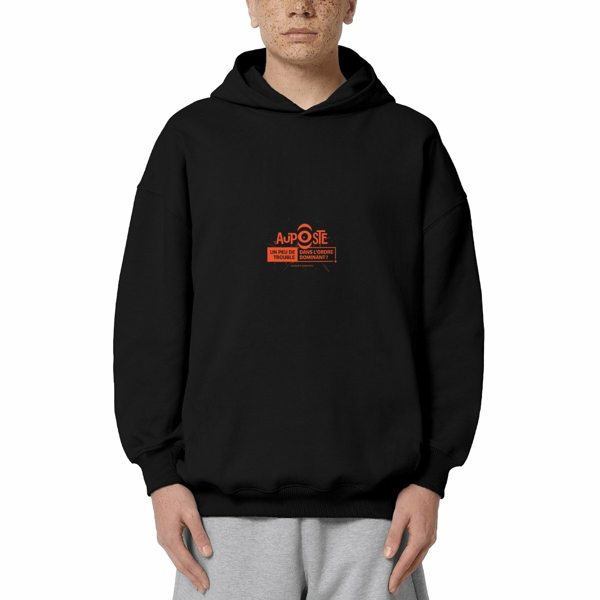 Sweat à capuche Trouble ordre dominant Unisexe Oversized 