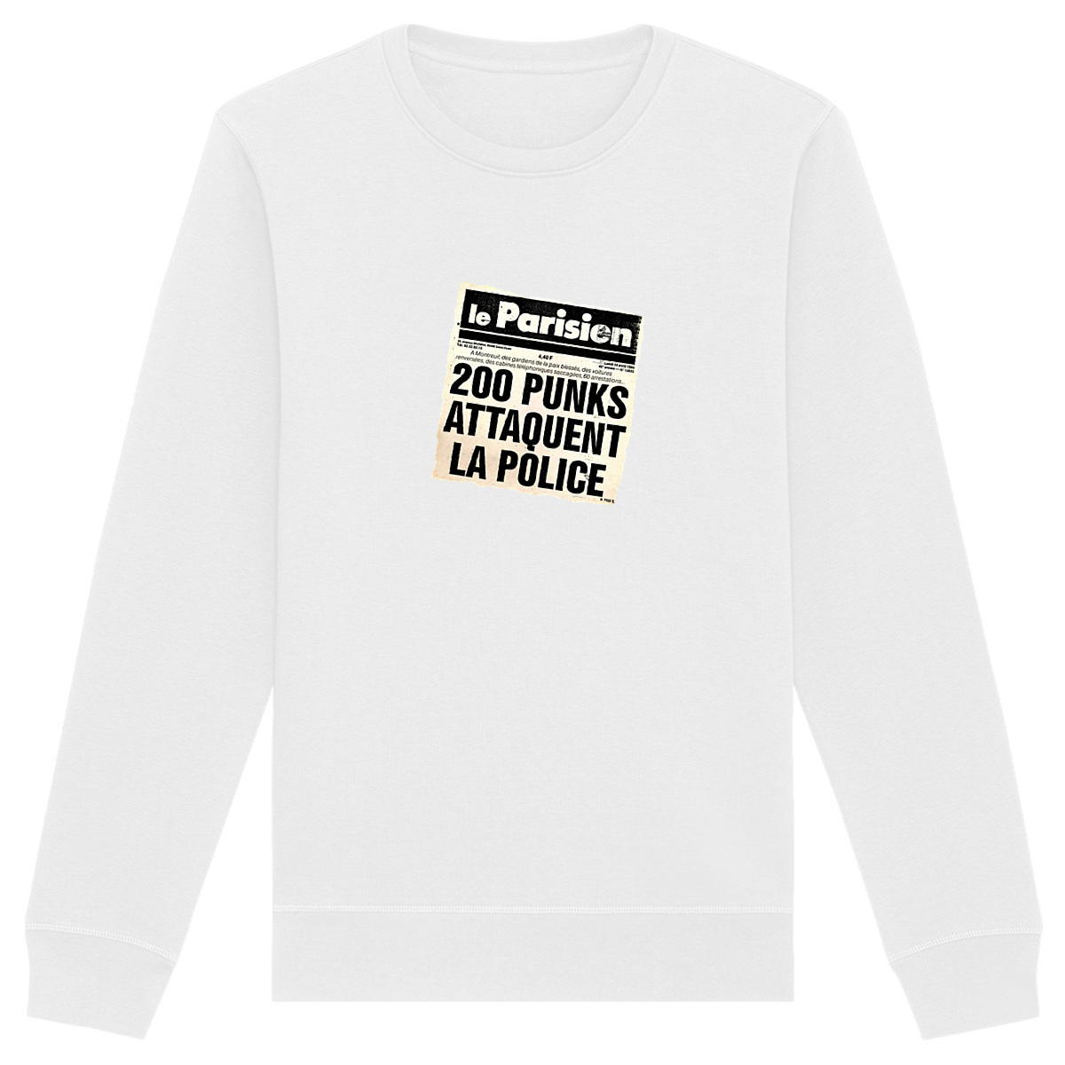200 Punks attaquent la police - Sweat-shirt Unisexe - Image