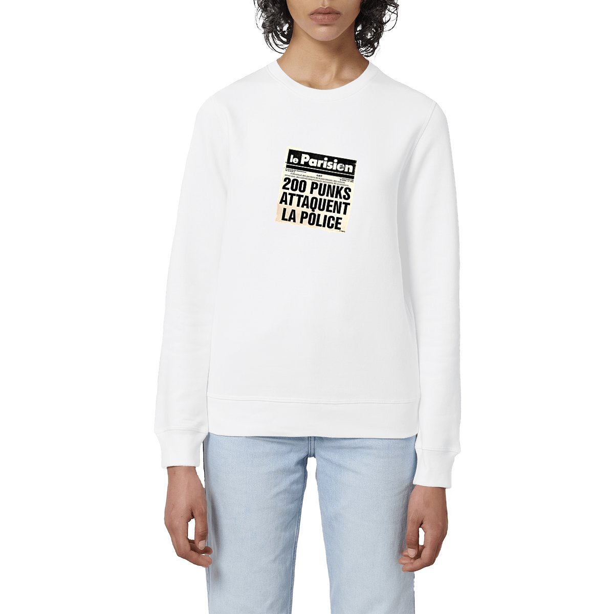 200 Punks attaquent la police - Sweat-shirt Unisexe