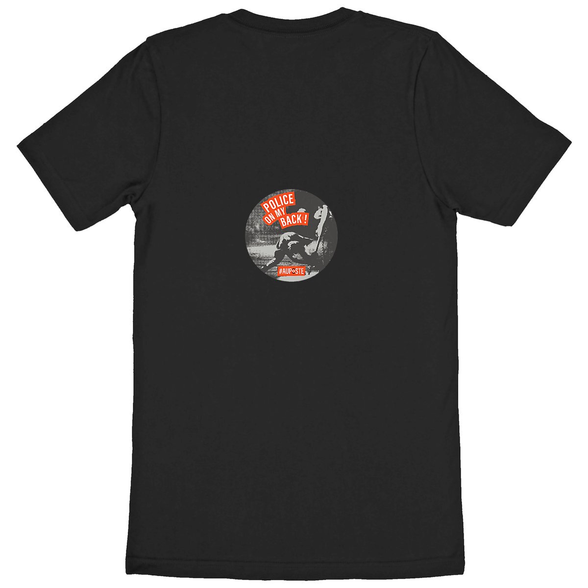 T-shirt Unisexe Police on my back (dos) - Image