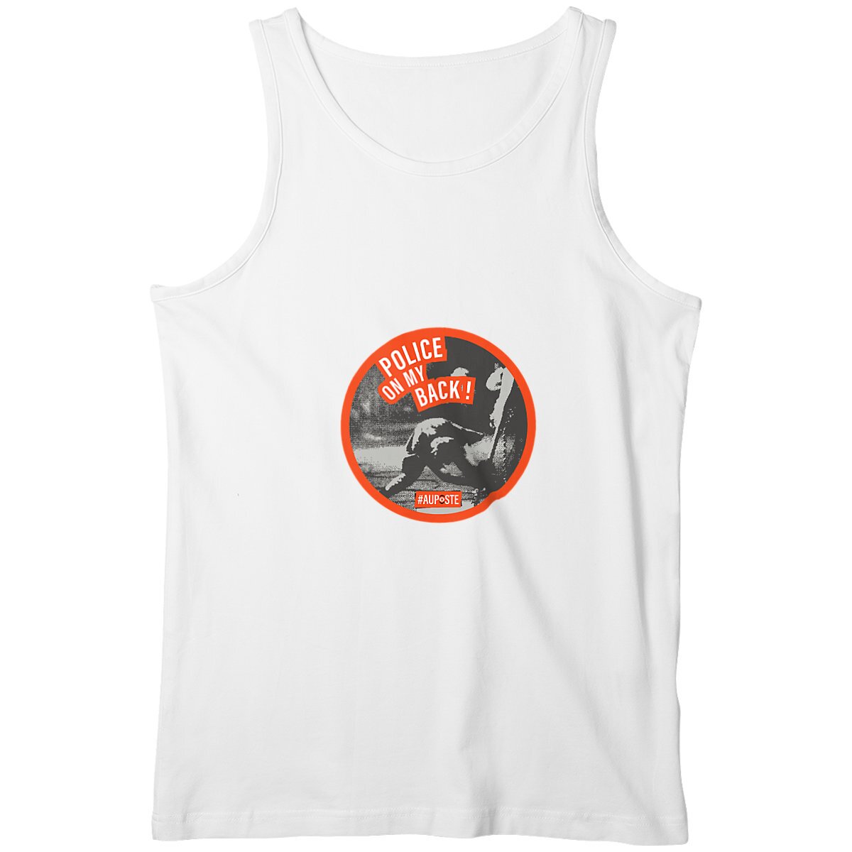 Debardeur homme Police on my back