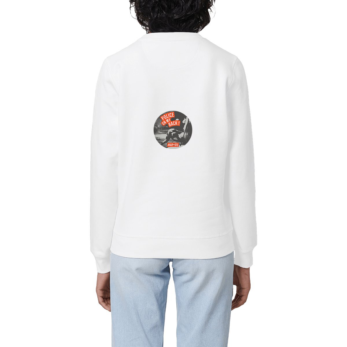 Sweat unisexe Police on my back (dos)