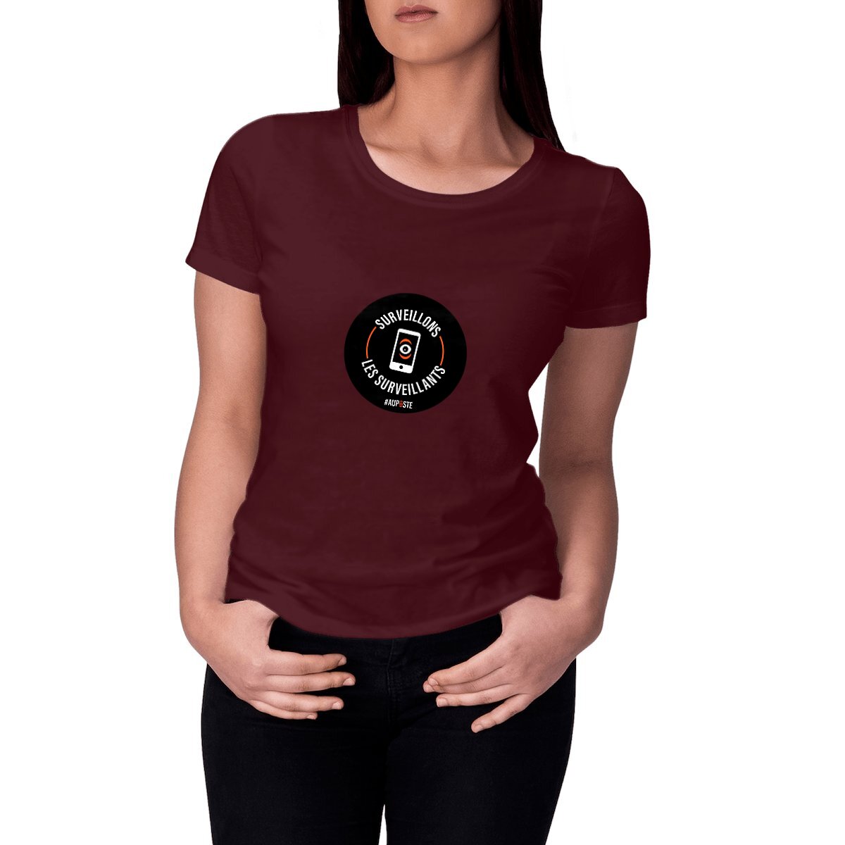 T-shirt Femme 100% Coton Bio Surveillons