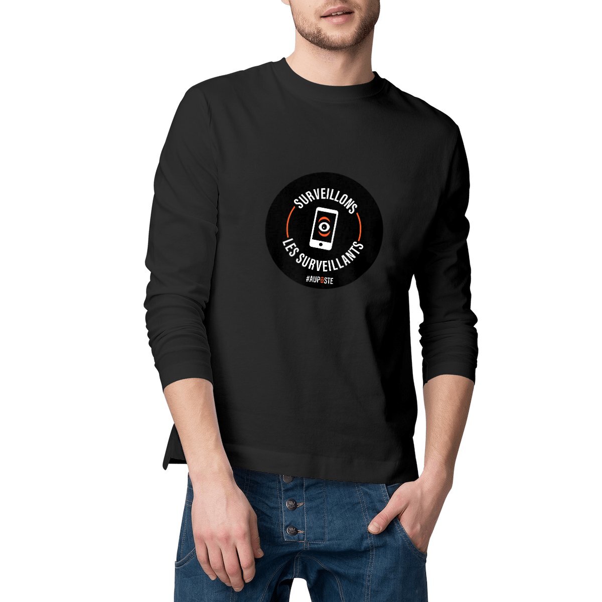 T-shirt manches longues Surveillons