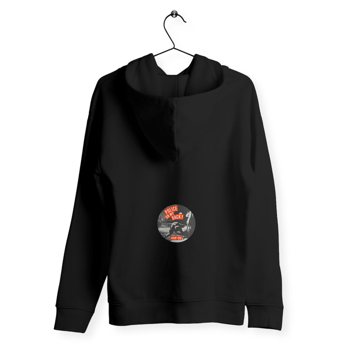 Sweat capuche unisexe Police on my back (dos) - Image