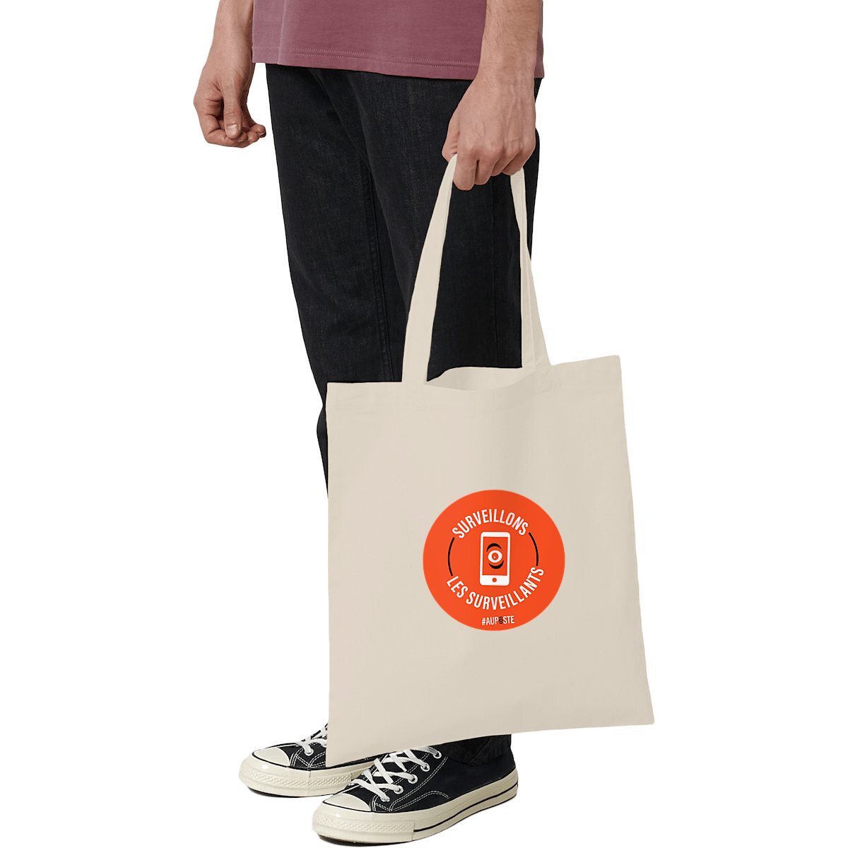 Totebag - 100% coton bio Surveillants