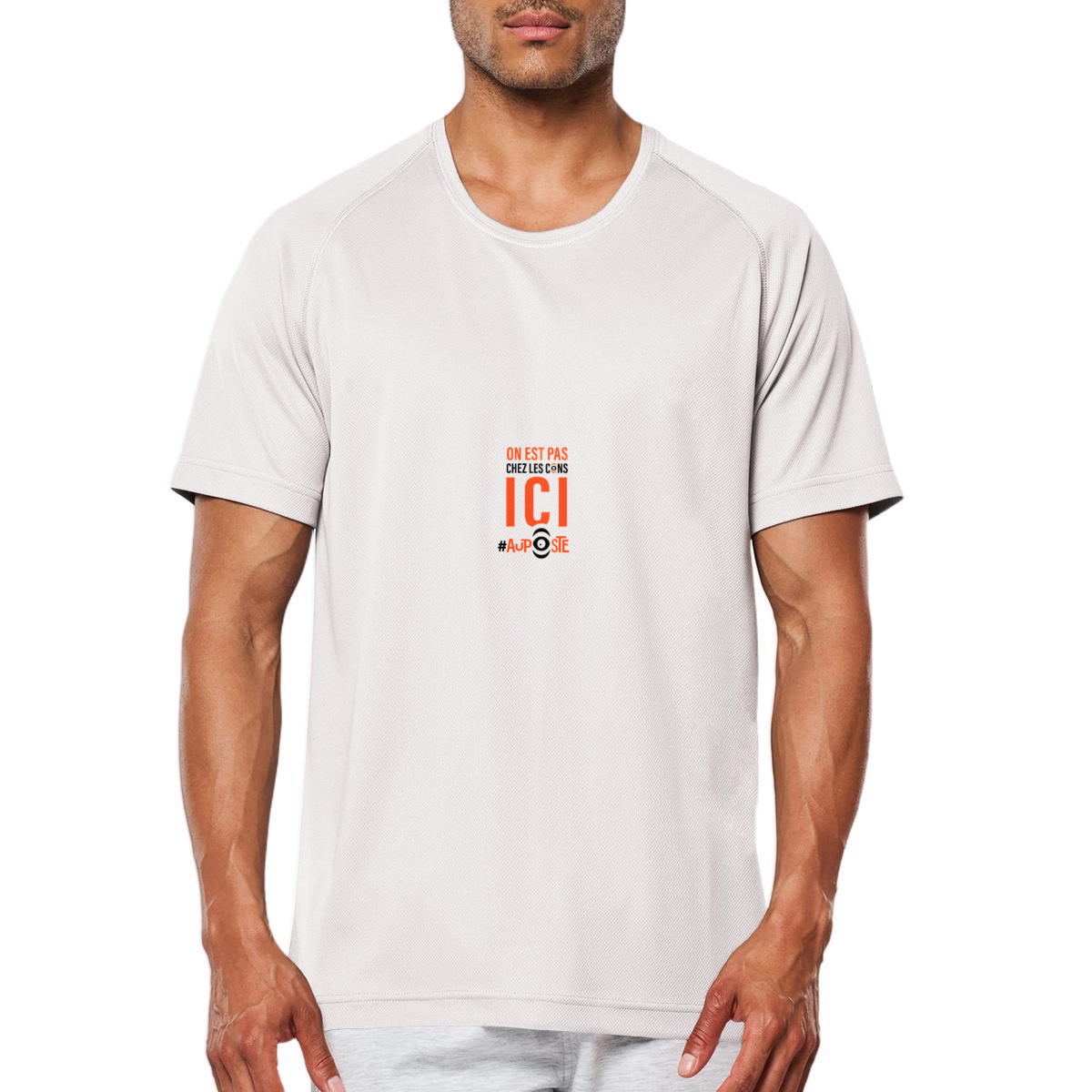 T-shirt de sport Pas chez les Cons recyclé pour homme 