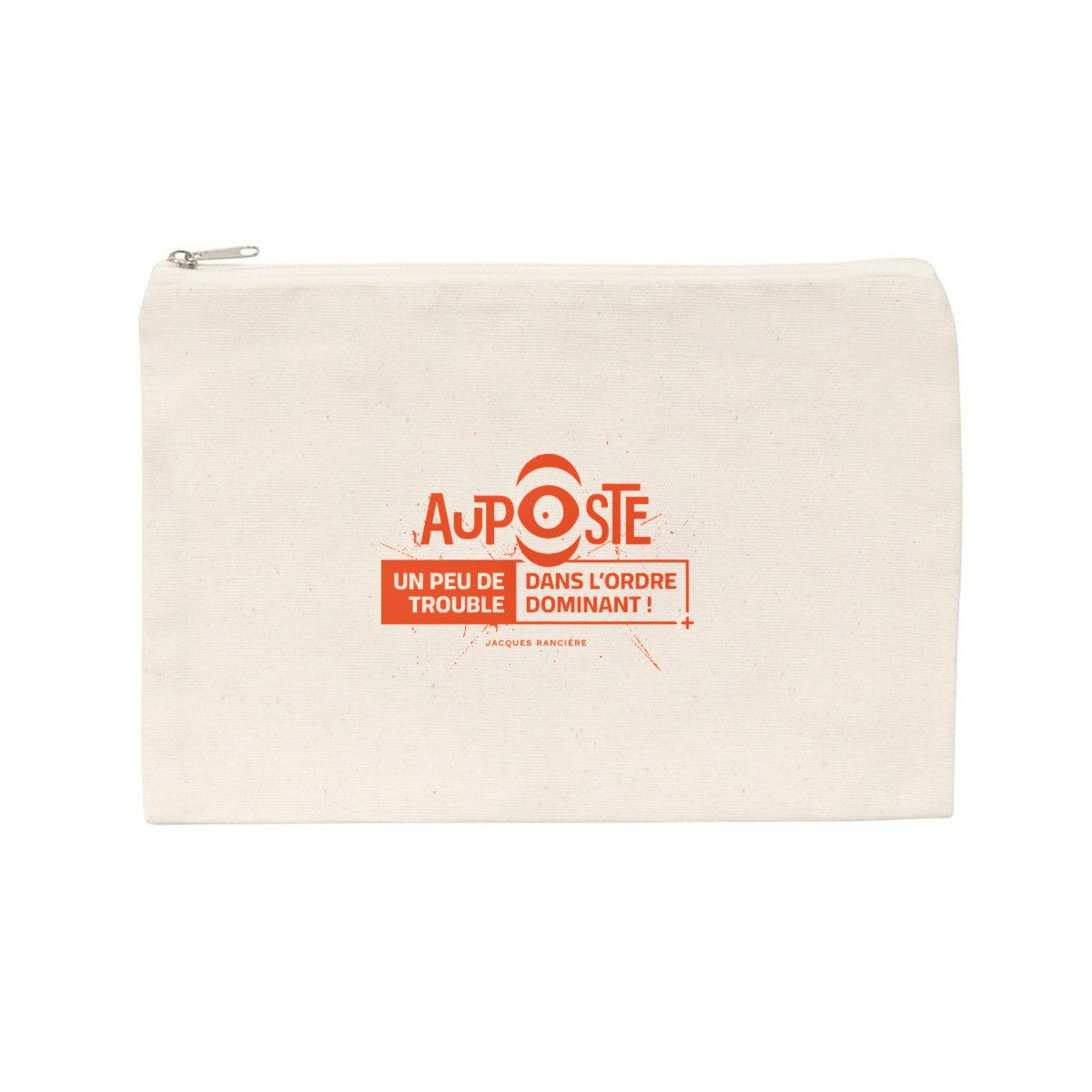 Pochette Trouble ordre dominant en coton recyclé 