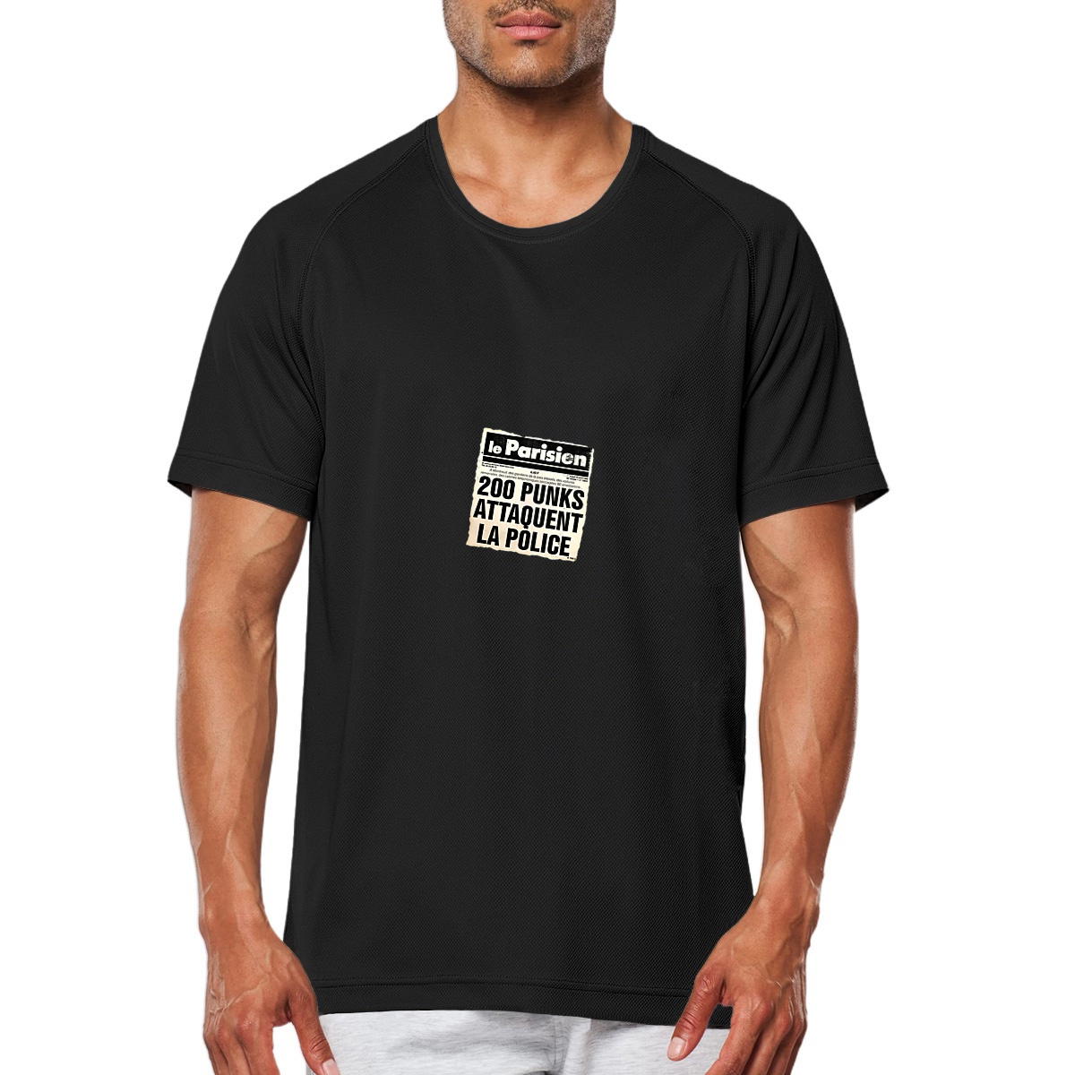 T-shirt de sport 200 Punks recyclé pour homme 