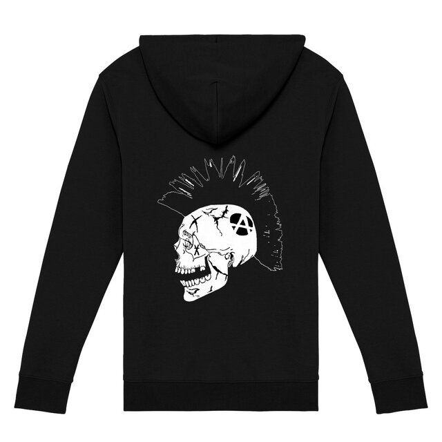 Image front "Punk Not Dead" Veste Capuche 