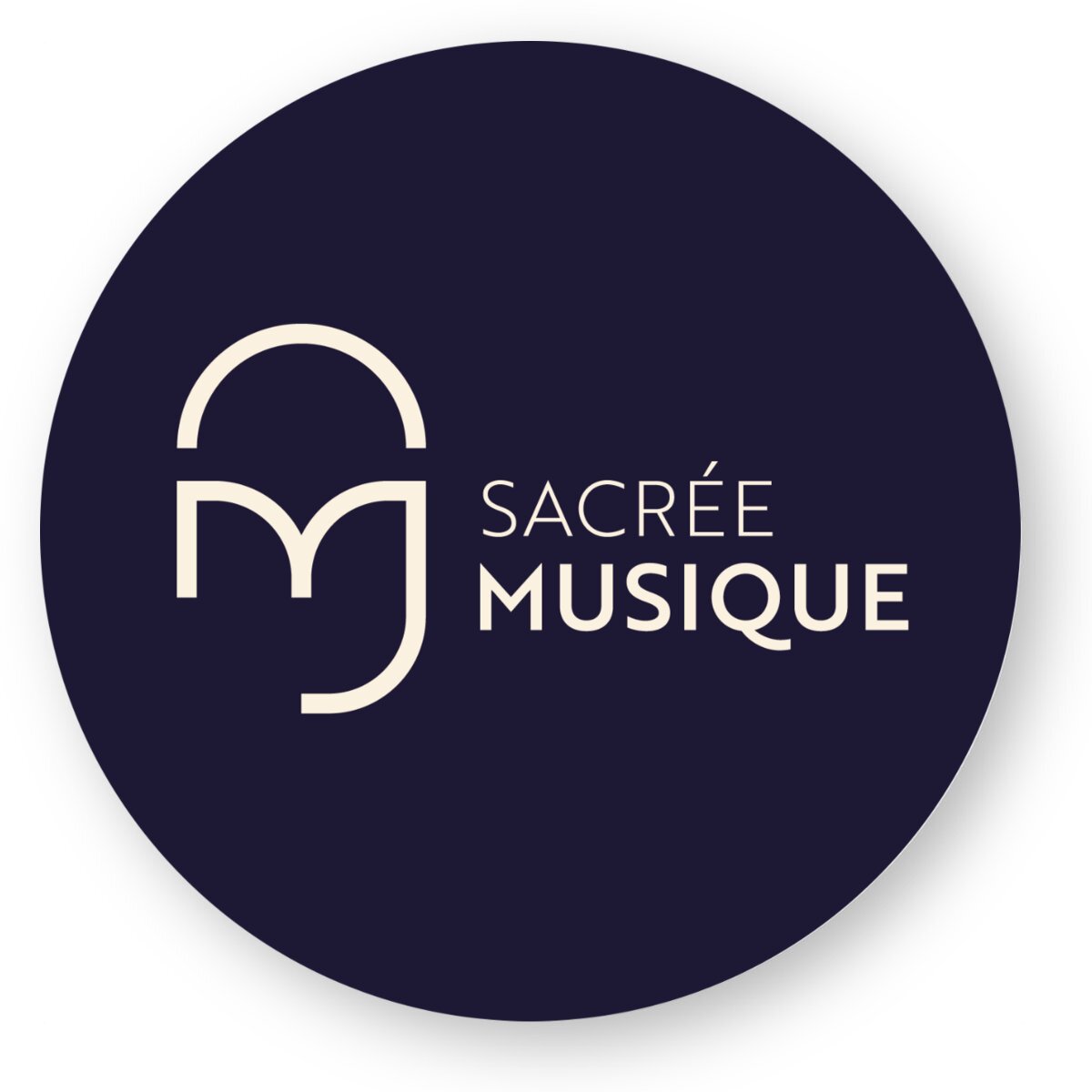 Sticker Logo Sacrée Musique
