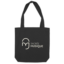Tote bag Logo Sacrée Musique - black