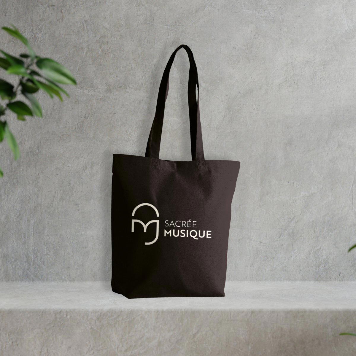 Tote bag Logo Sacrée Musique - black