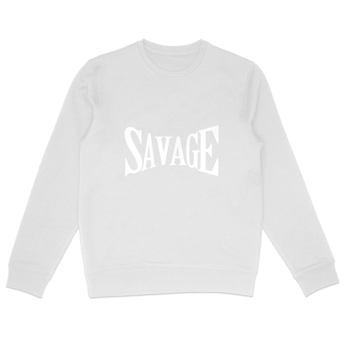 Image front Lightweight Unisex Sweatshirt: Embrace Your SAVAGE Side