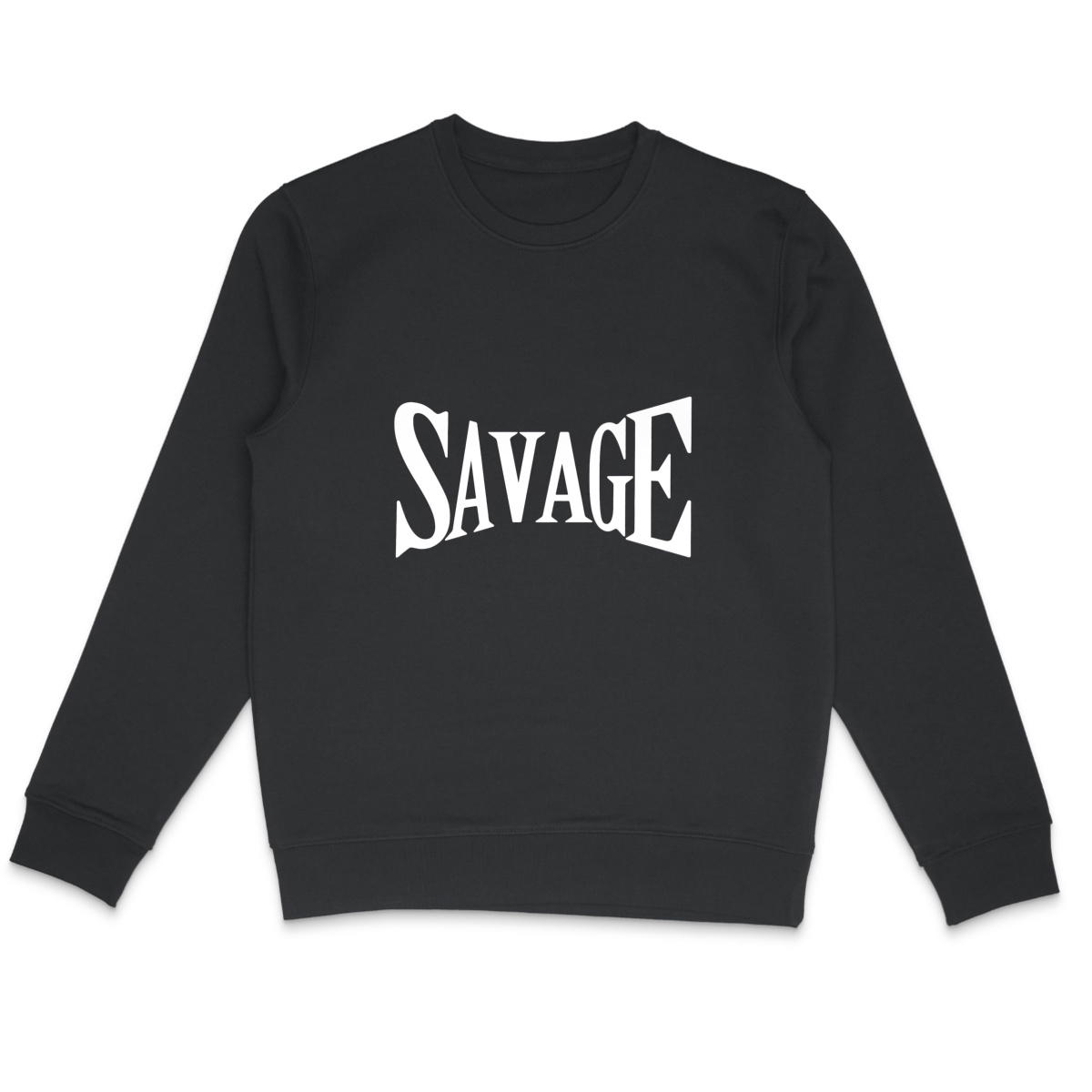 Image back Lightweight Unisex Sweatshirt: Embrace Your SAVAGE Side