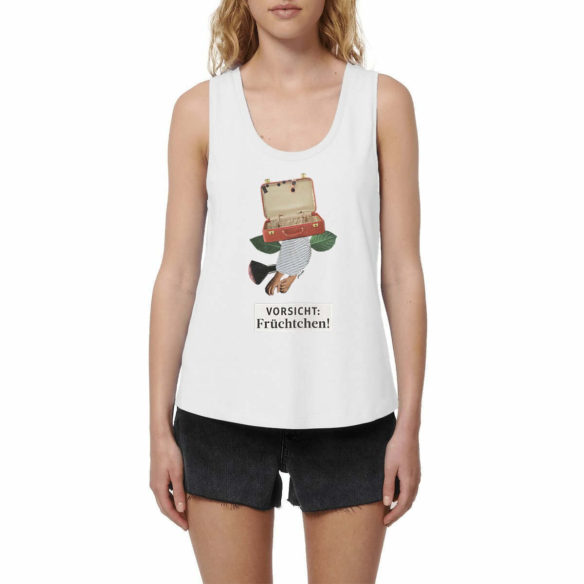 SALE: VORSICHT: FRÜCHTCHEN - Tank-Top mit Geschmack!