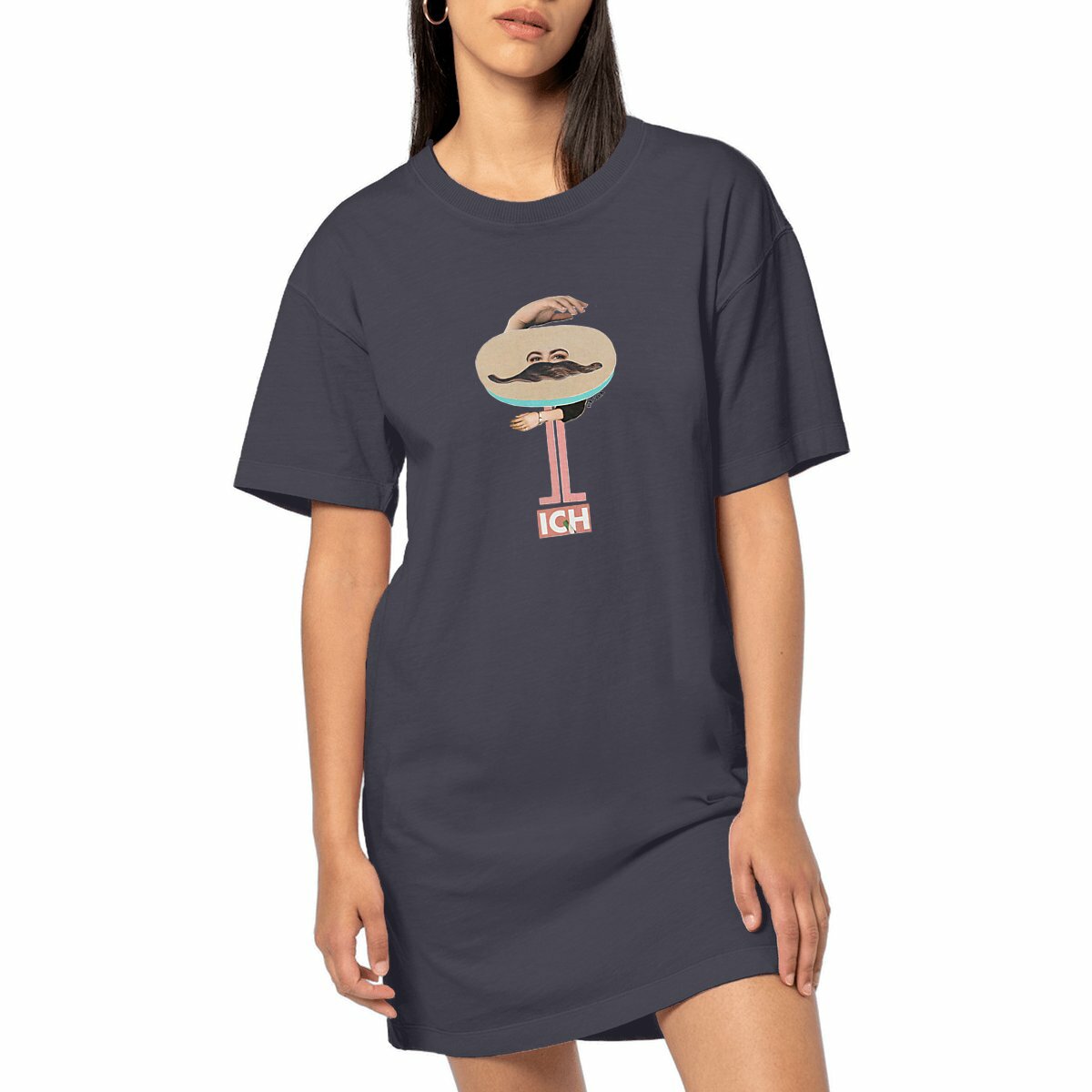 ICH - Vintage T-Shirt-Kleid mit Geschmack!