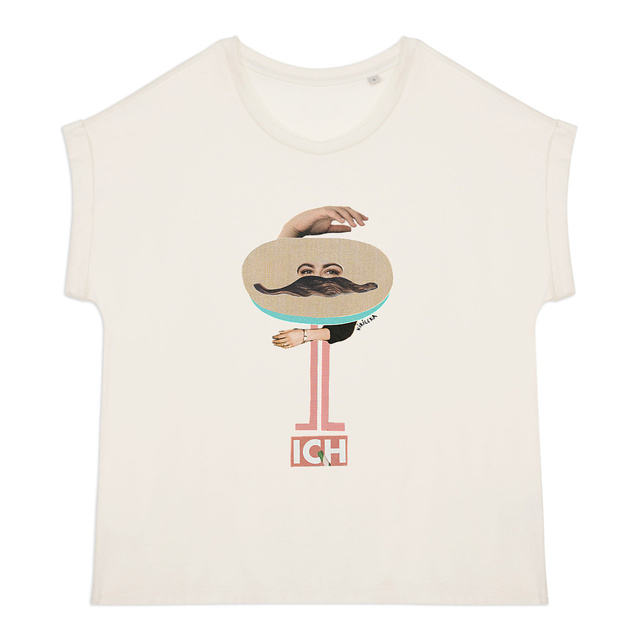 Image back ICH - Damen-T-Shirt mit originellem Handmade-Design von kirillka