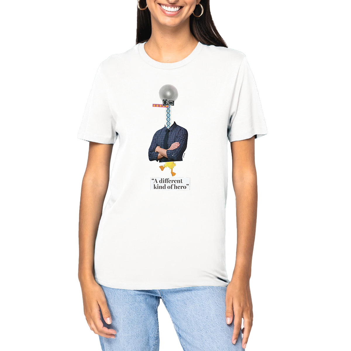 A DIFFERENT KIND OF HERO - Premium Unisex-T-Shirt mit Geschmack!
