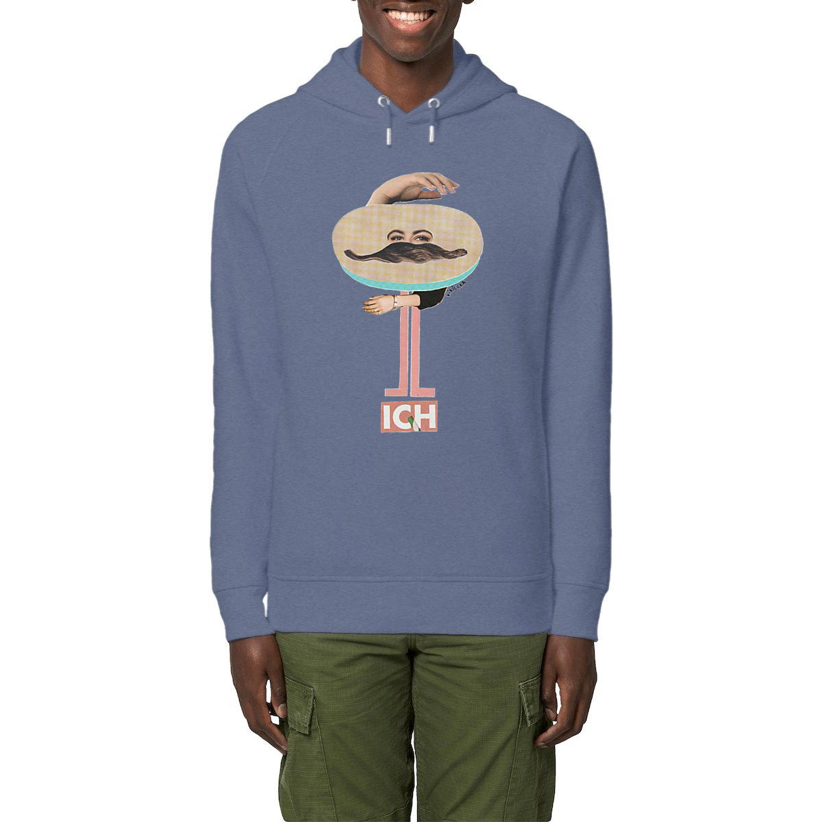 SALE! ICH - Unisex-Kapuzenpulli mit Seitentaschen und mit Geschmack!