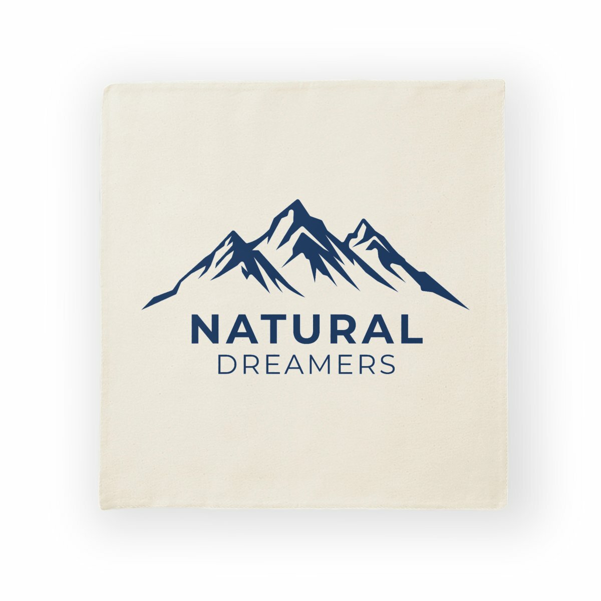 Housse de coussin en coton "Montagne"
