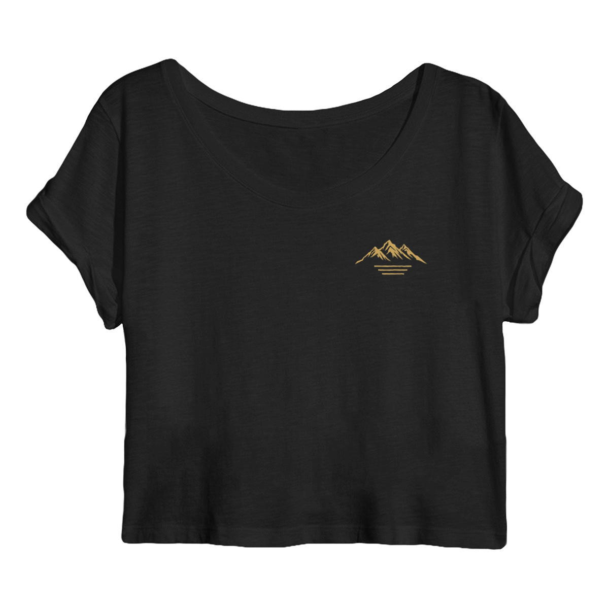 Crop Top Femme "Montagne"