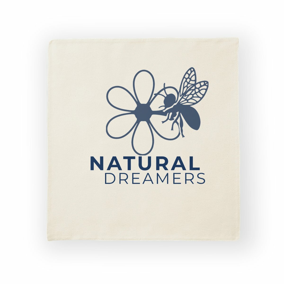 Housse de coussin en coton "Pollinisation"