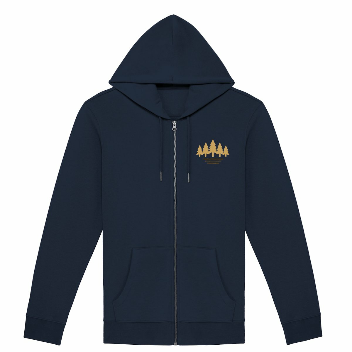 Sweat Zippé Unisexe "Forêt"