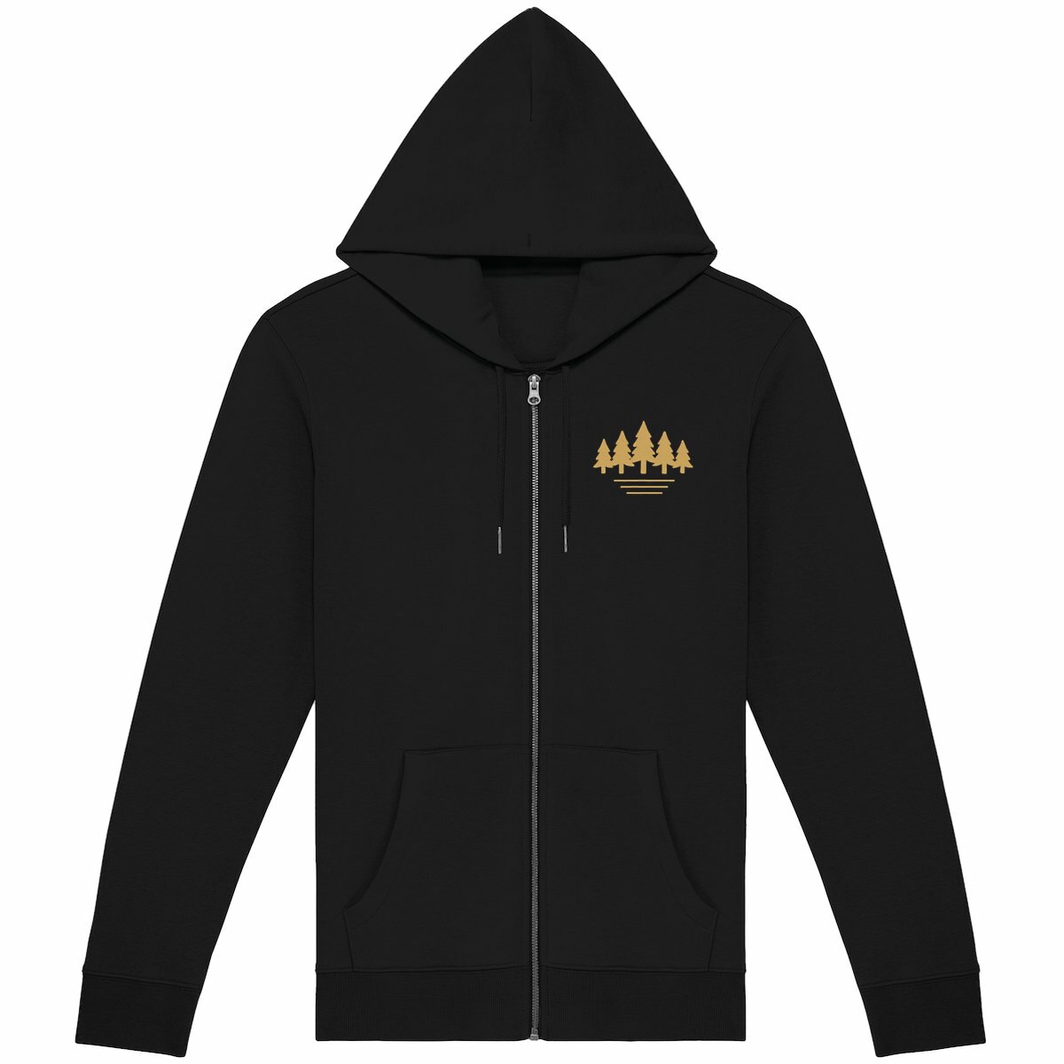 Sweat Zippé Unisexe "Forêt" - Image