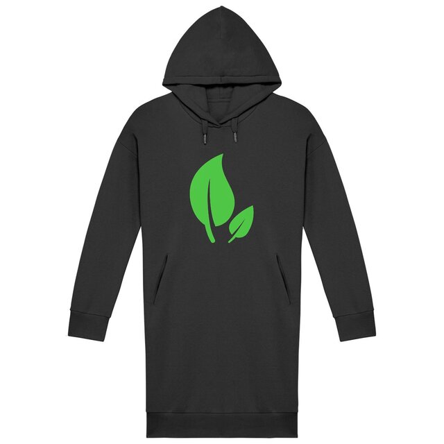 Image back Robe Sweat Femme végan et écologique. Robe militante