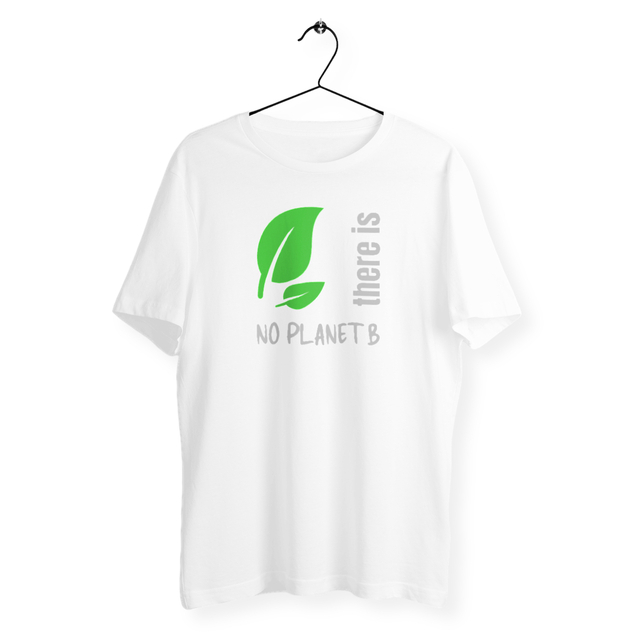 Image back T-shirt unisexe léger 100% coton bio - There is no planet B