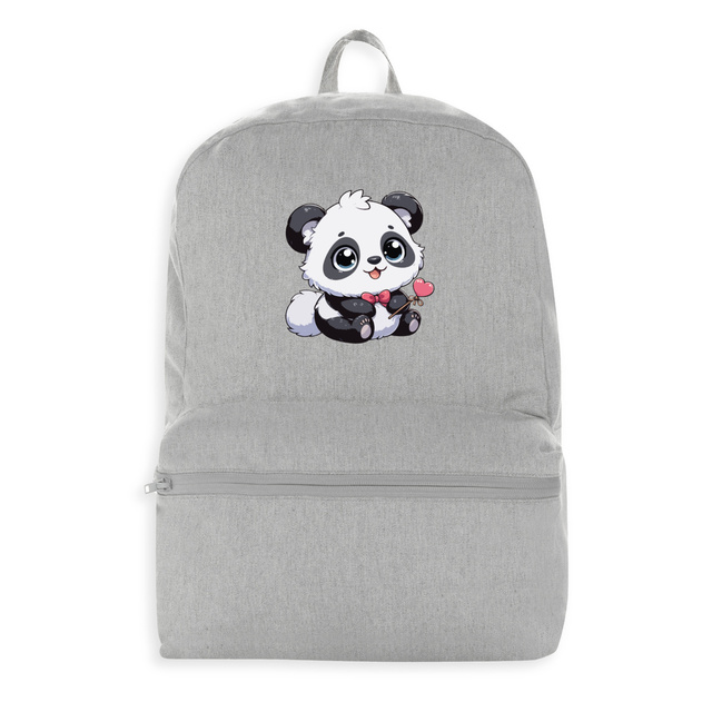 Image front Sac à dos panda 100% recyclé