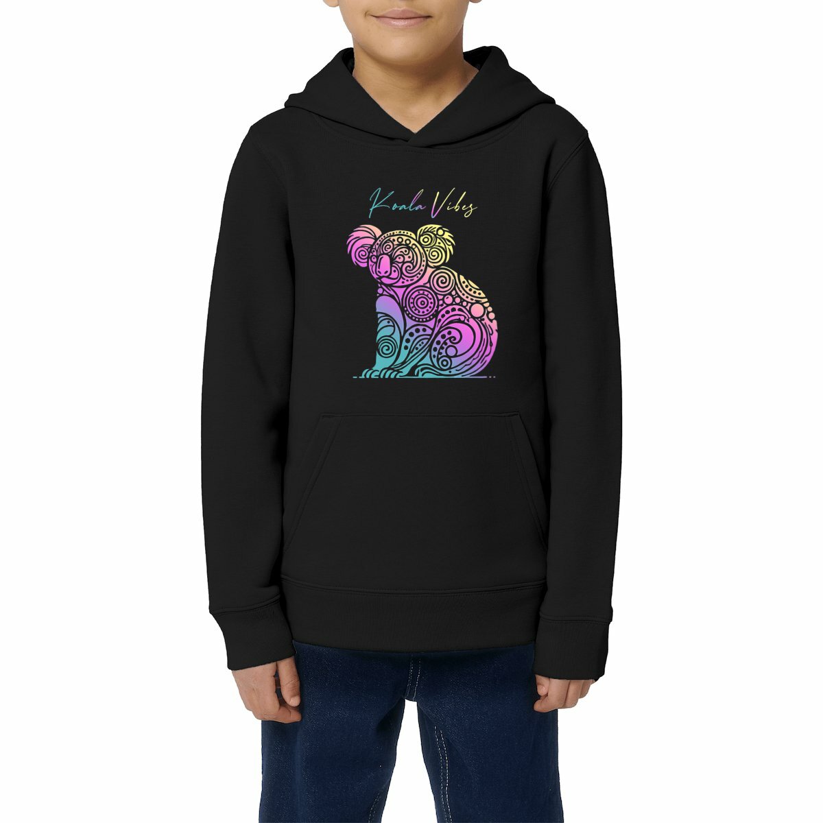 Image front Sweat Koala à capuche Léger Enfant bio et recyclé