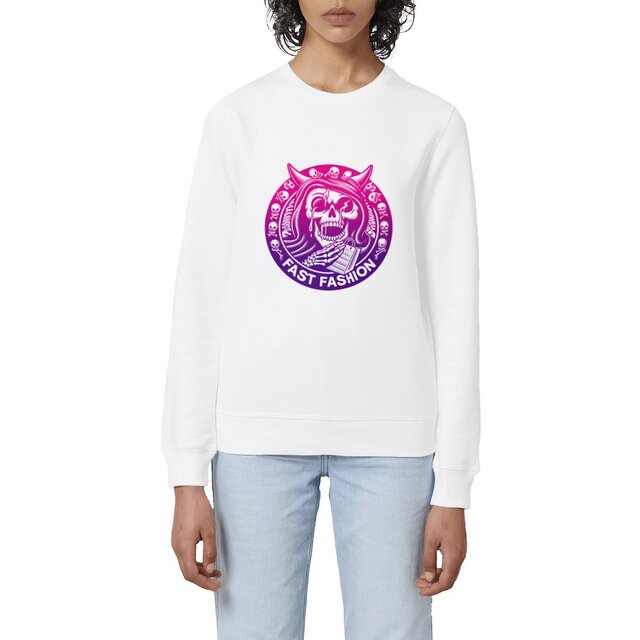 Image front Sweat-shirt végan unisexe. Le sweat durable et écoresponsable anti Fast Fashion