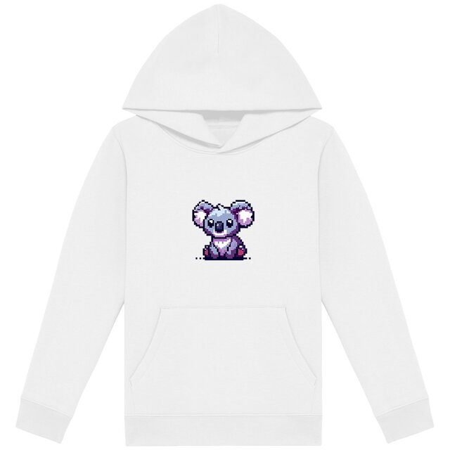 Image back Sweat à capuche koala pour enfant. Sweat durable unisexe