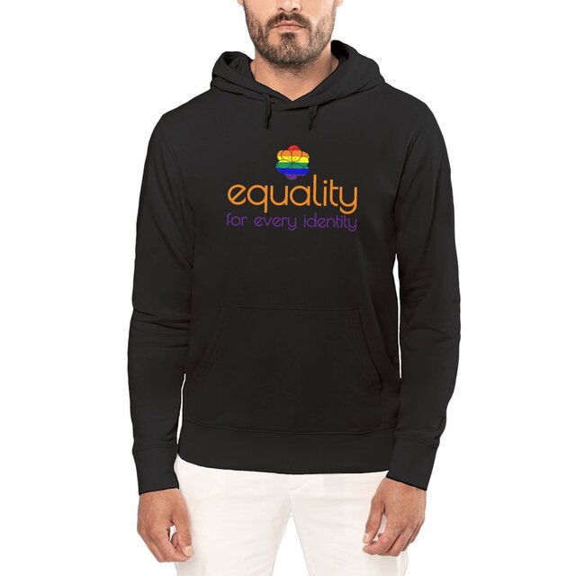 Image front Militant(e) LGBT - Sweat à capuche Unisexe et écoresponsable