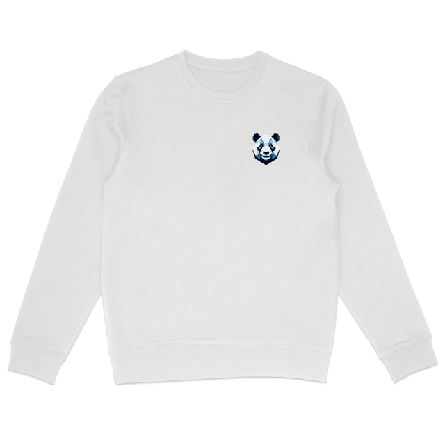 Image back Sweat-shirt Panda unisexe. Coton bio et polyester recyclé
