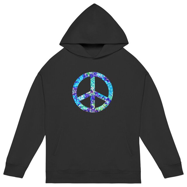 Image back Sweat à capuche Vivre ensemble. Eco-responsable pour homme et femme