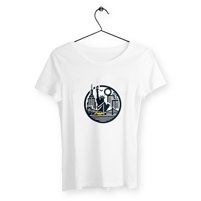 Image back T-shirt Femme bio, New York City