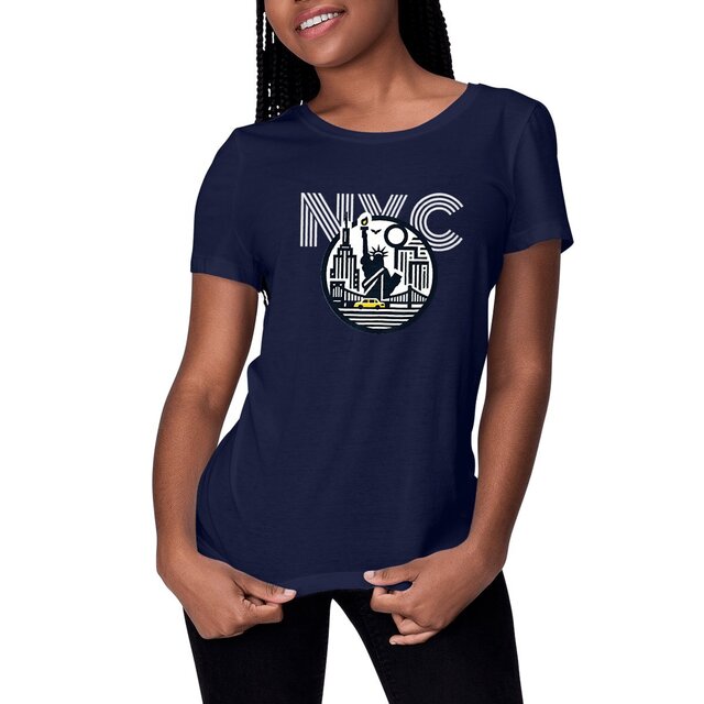 Image front T-shirt Femme bio, New York City