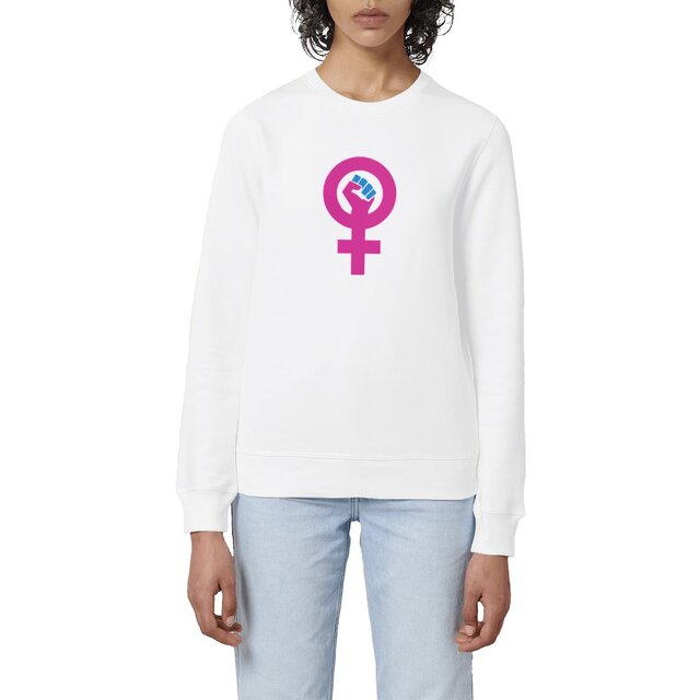 Image front Sweat-shirt écoresponsable. Militant(e) féministe